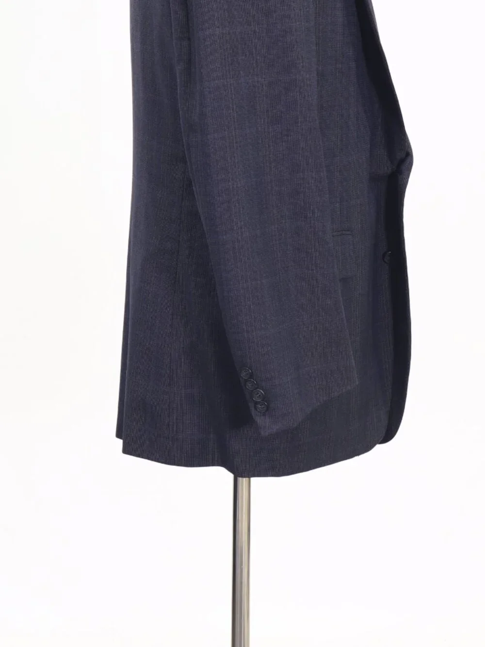 Southwick 42L Blue Blazer Sport Coat Jacket 2-Button Check W869